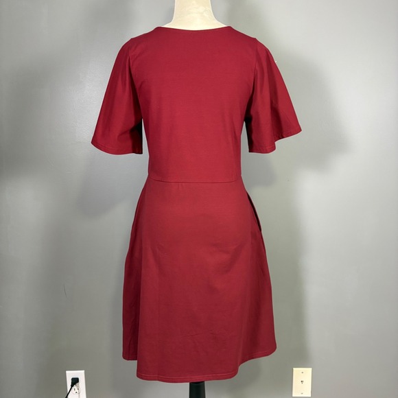 Pact Fit Flare Easy Dress Organic Cotton Dress S Granola Capsule Minimalist - Picture 5 of 11